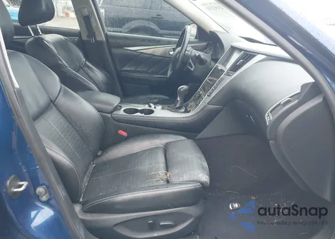 2016 Infiniti Q50 3.0T Red Sport 400 из США, поврежденный, VIN JN1FV7AP0GM421111